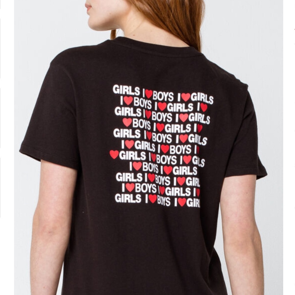 NWT Vans I❤️Boys I❤️Girls Tee Shirt